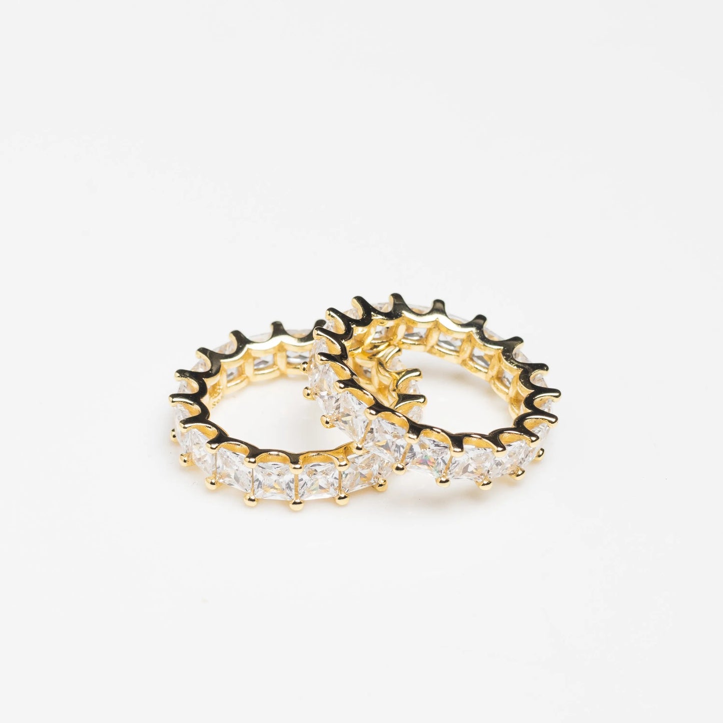 Asscher Cut Gold Ring LVRG