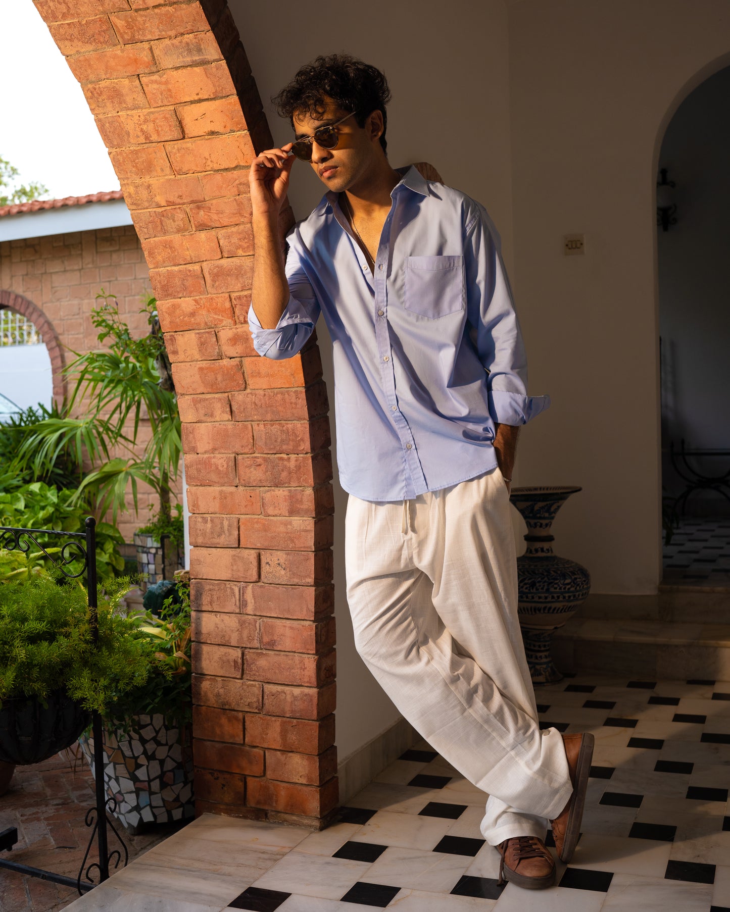 Oxford Blue Men's Shirt