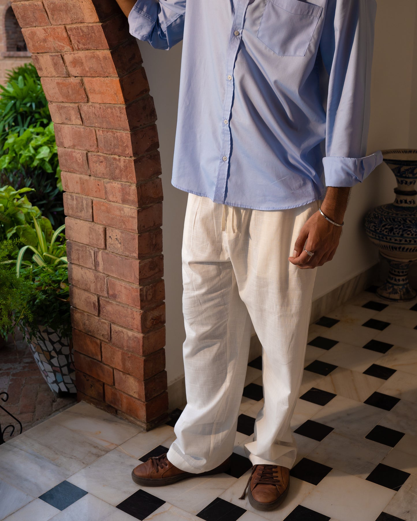 Men's 100% Linen Pants