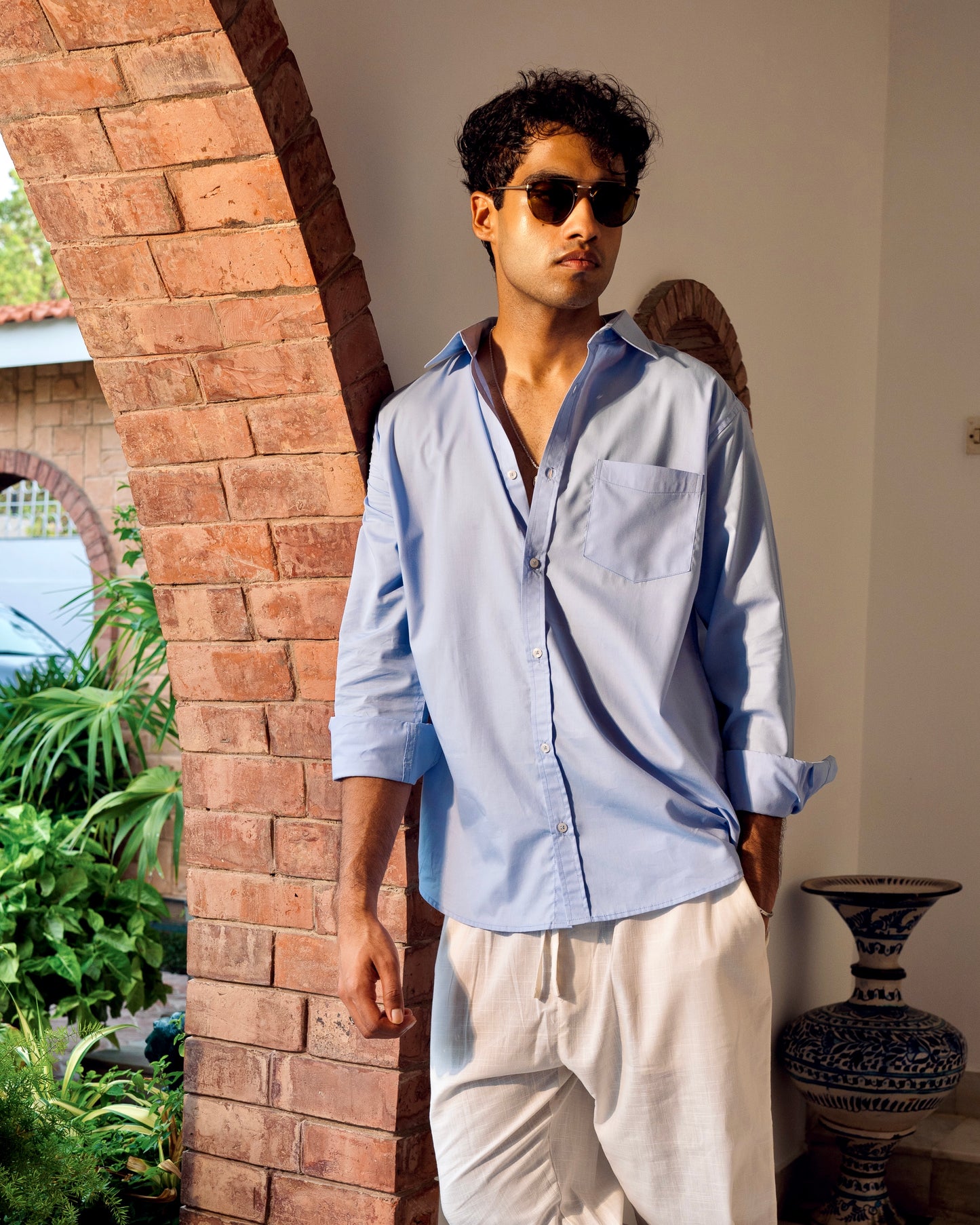 Oxford Blue Men's Shirt