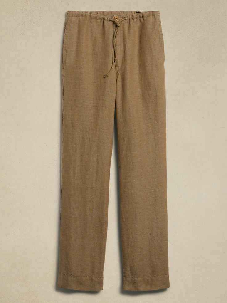 Men's Linen Khaki Pant