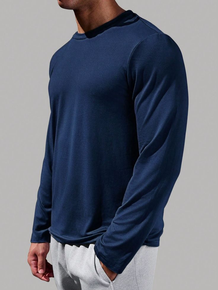 Full Sleeve T Shirt (Navy)