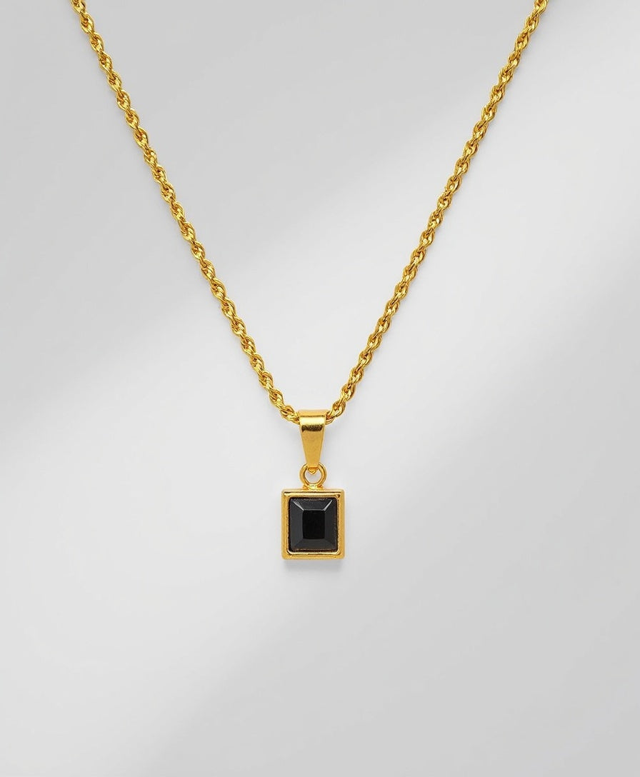 Obsidian Gemstone Pendant