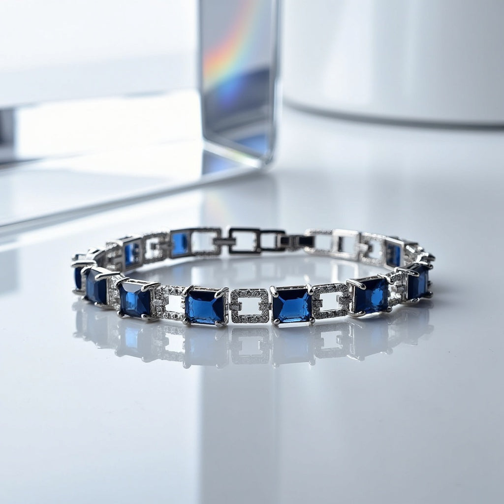 Sapphire Frost Bracelet