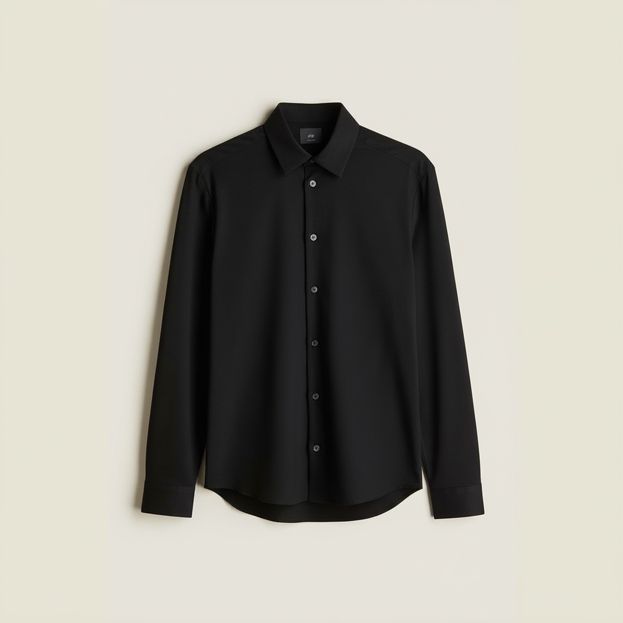 Men's Cotton Shirt Black
