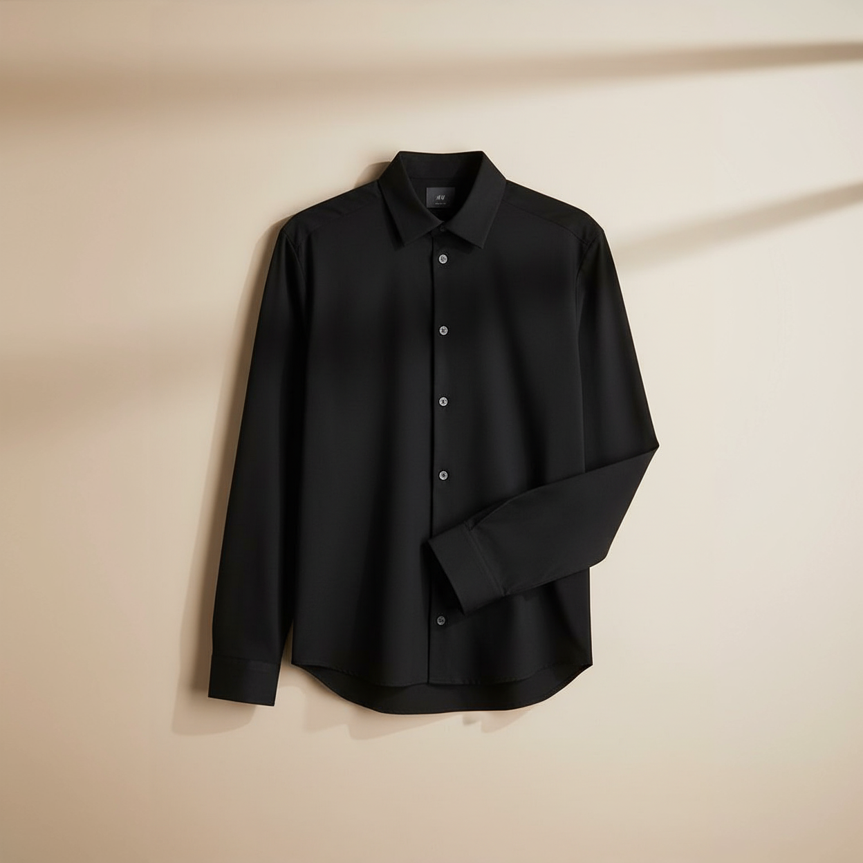 Men's Cotton Shirt Black