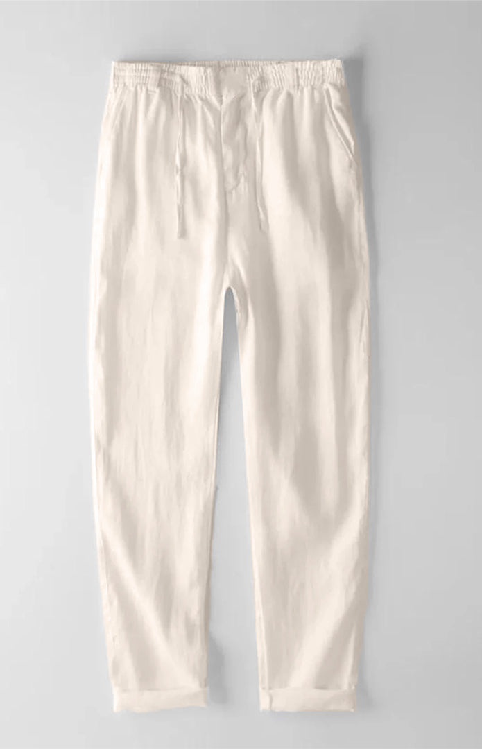 Ivory Linen Pants