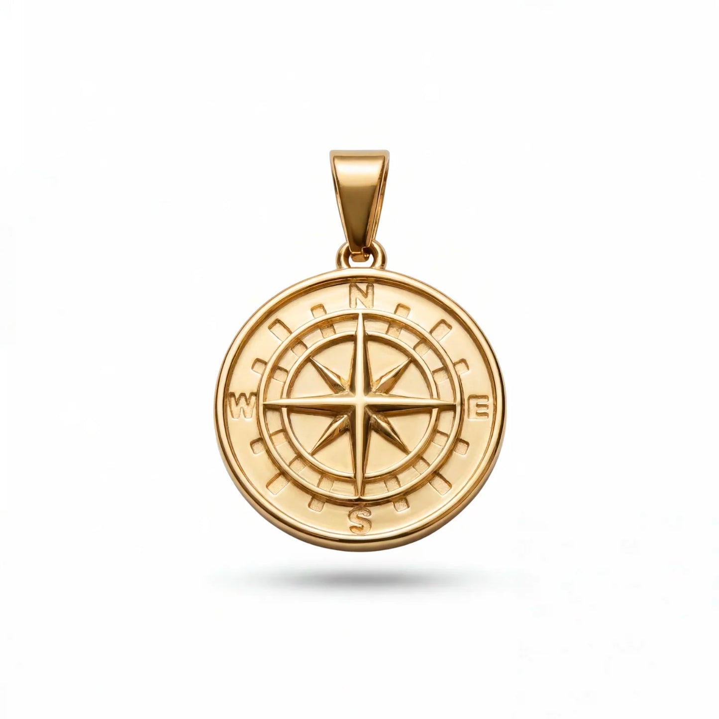 Compass Pendant (slvr/gold)