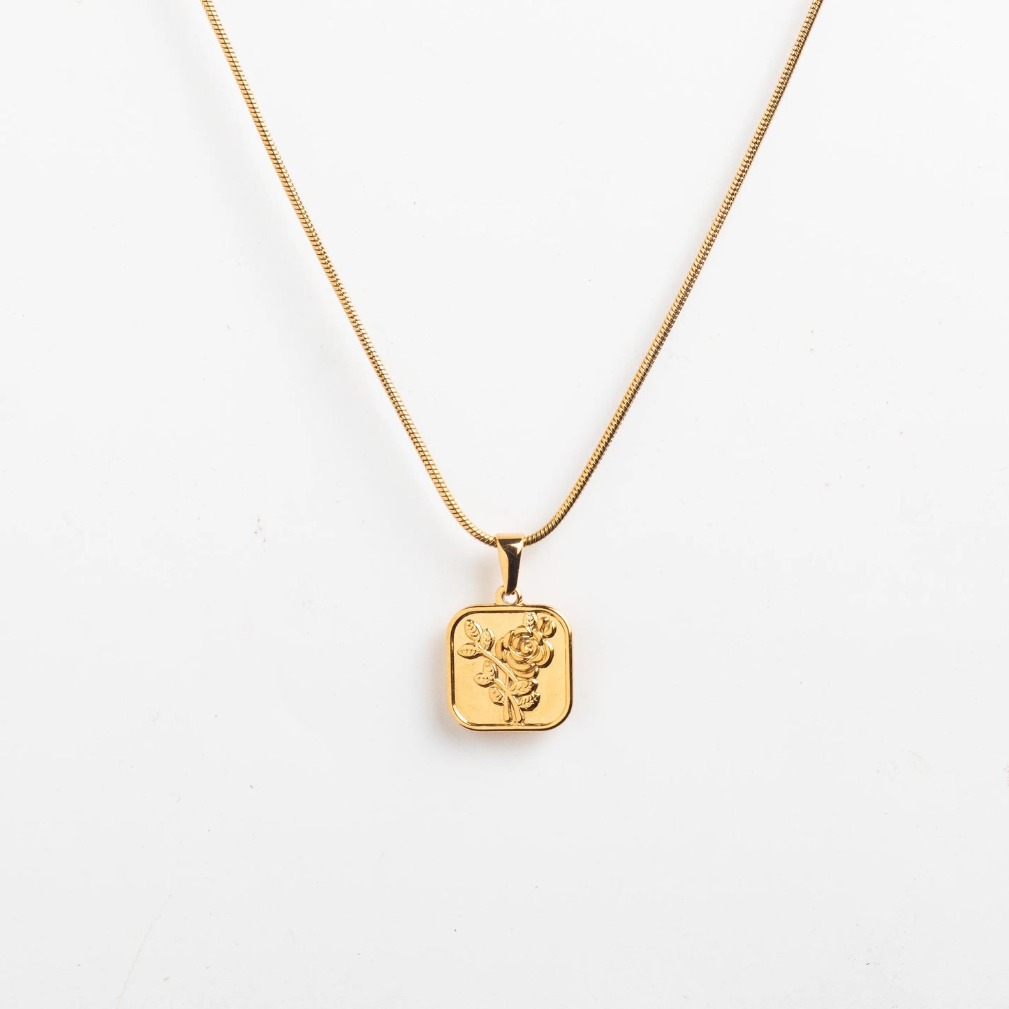 Crafted Rose Pendant LVRG
