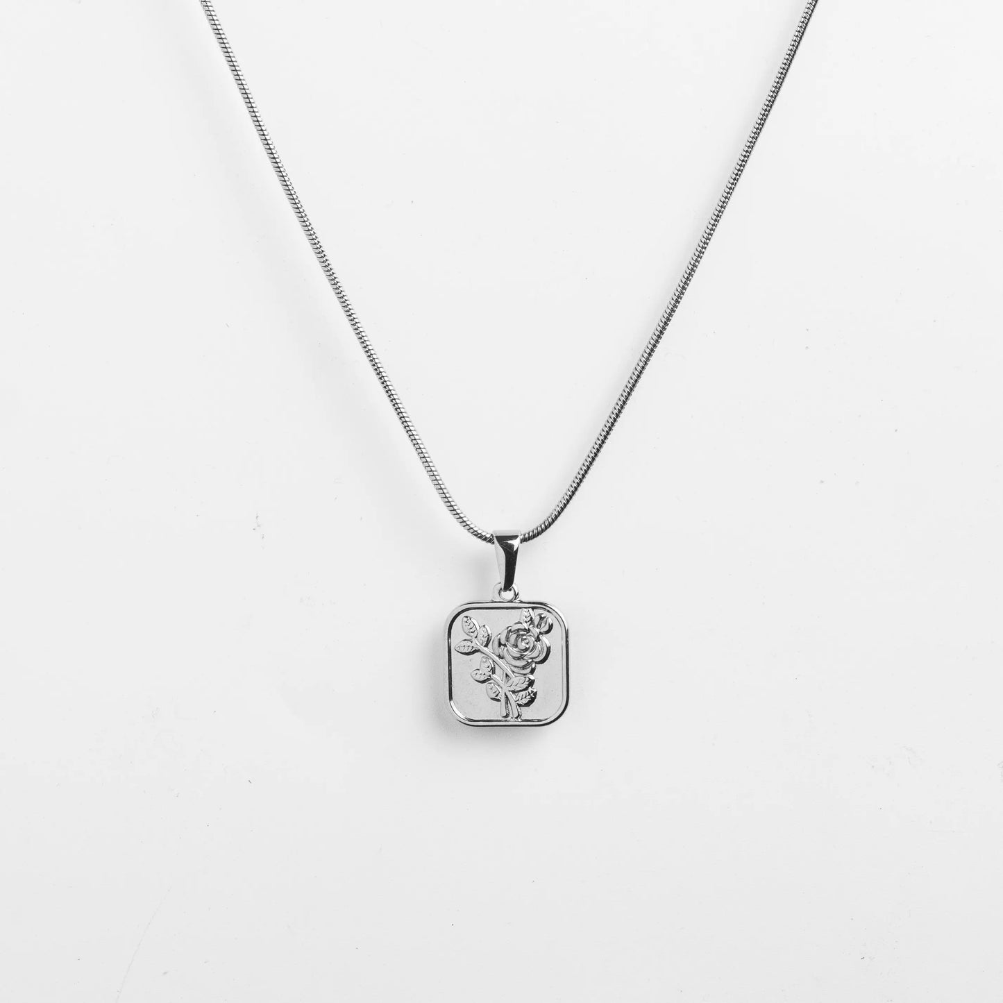 Crafted Rose Pendant (Silver) LVRG x INV