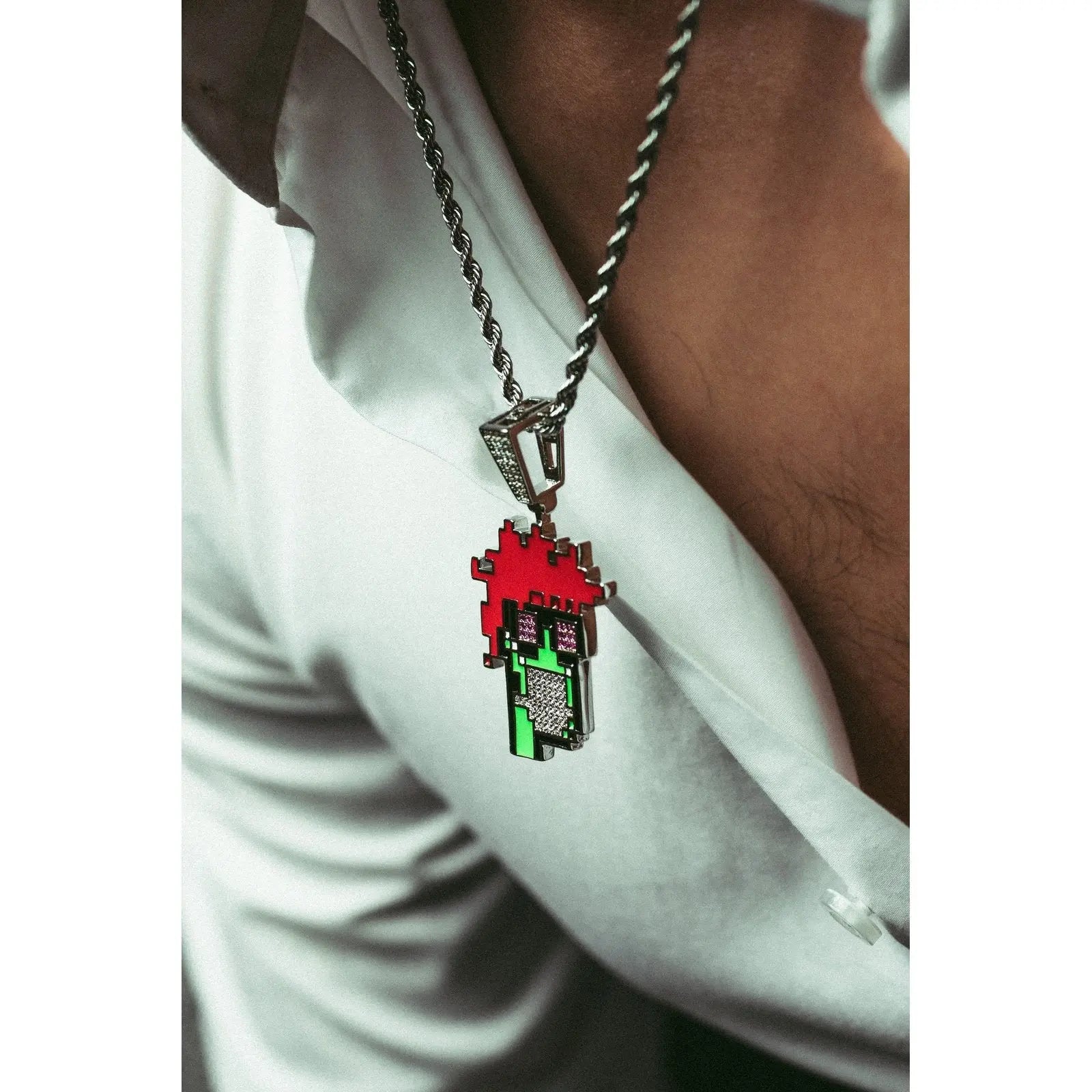 Crazy Hair CryptoPunk Pendant NFT