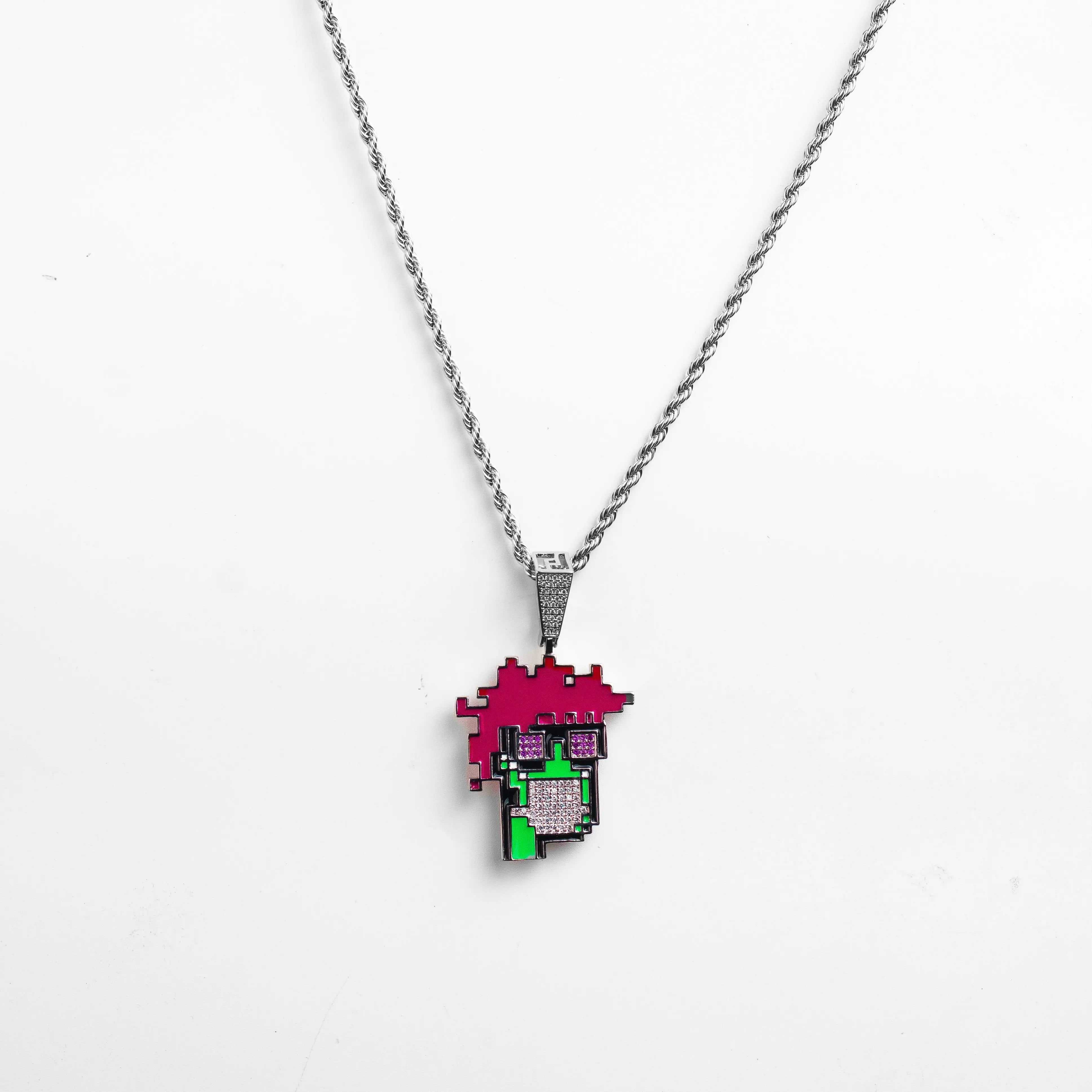 Crazy Hair CryptoPunk Pendant NFT