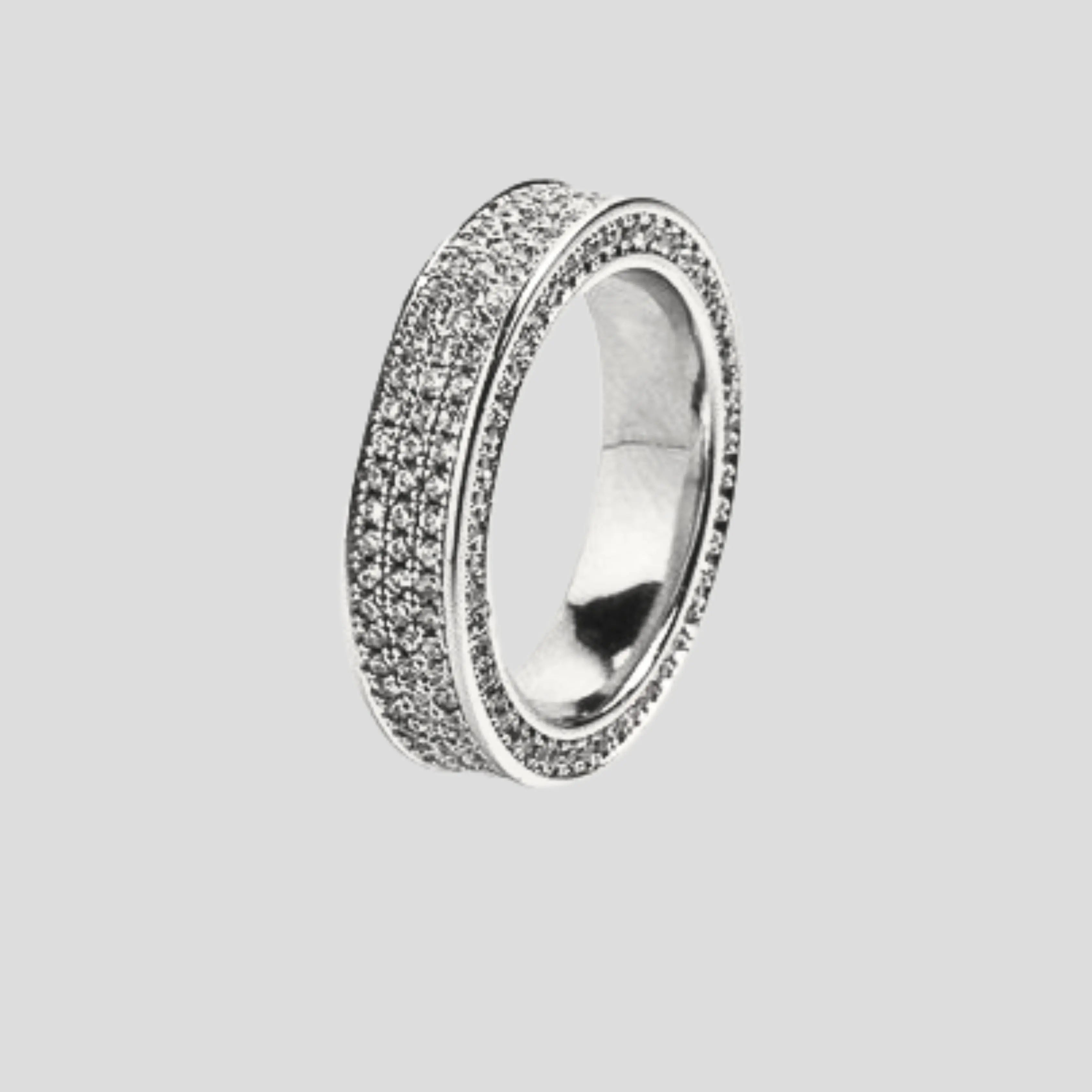 Cubic Frosted ring LVRG