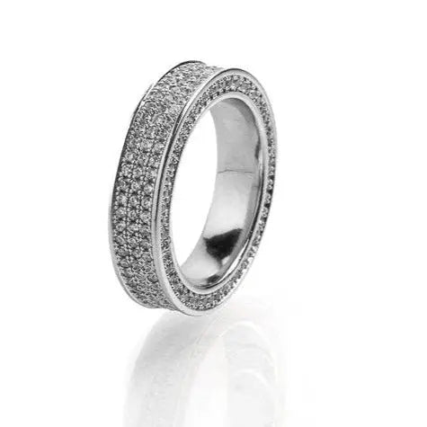 Cubic Frosted ring LVRG