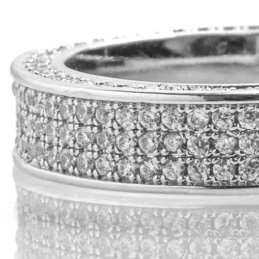 Cubic Frosted ring LVRG