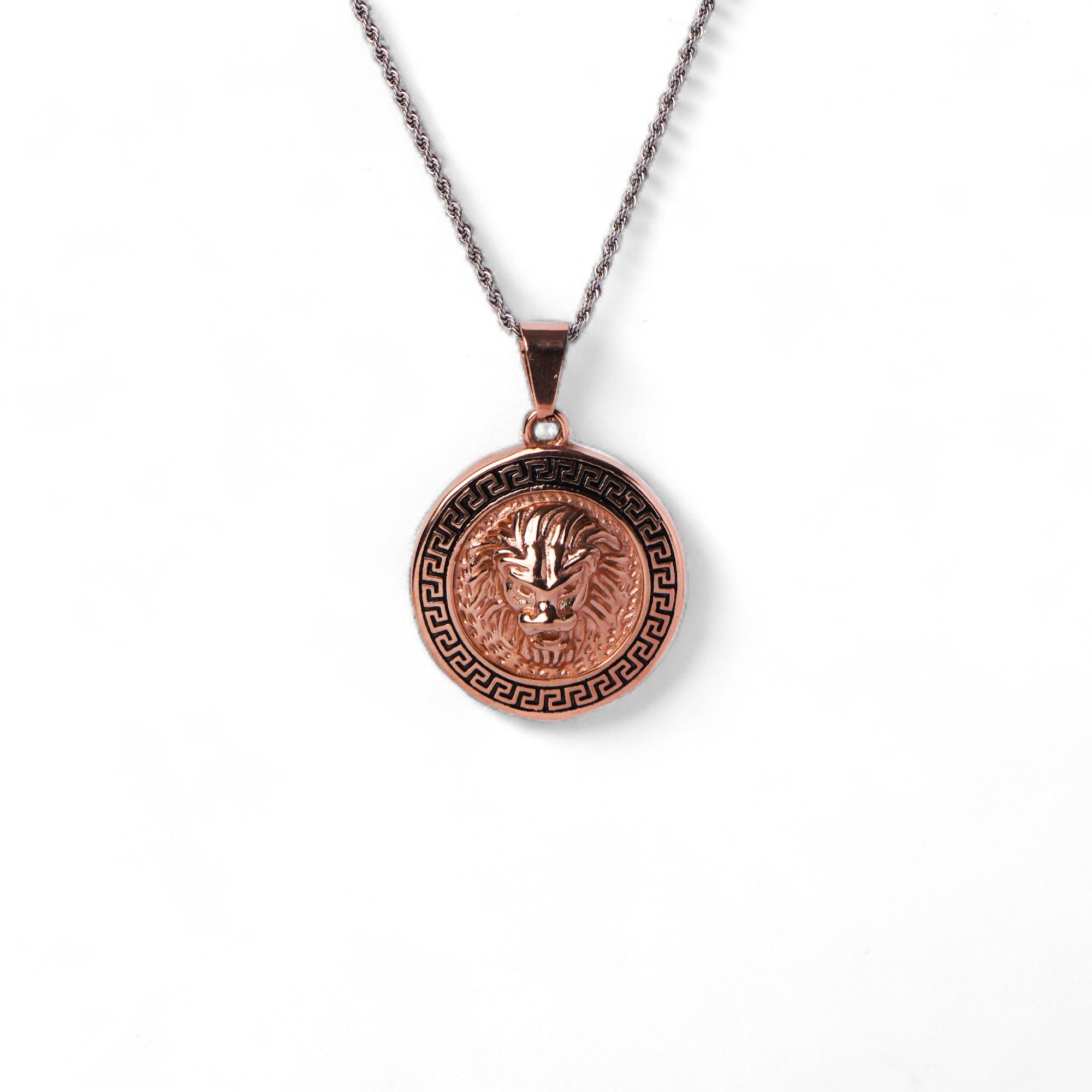 Lion Pendant (Rose Gold)