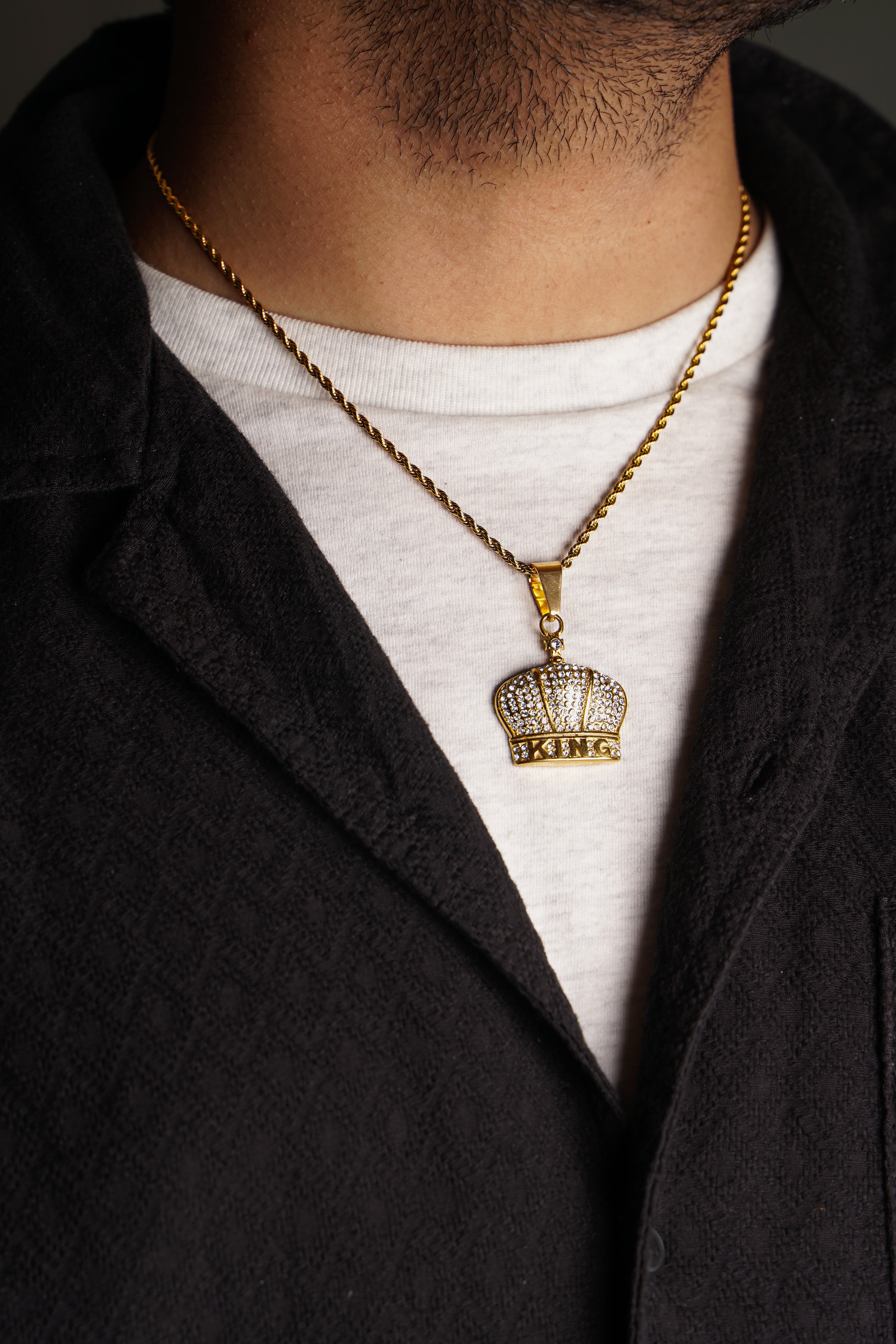 Iced Crown Pendant LVRG