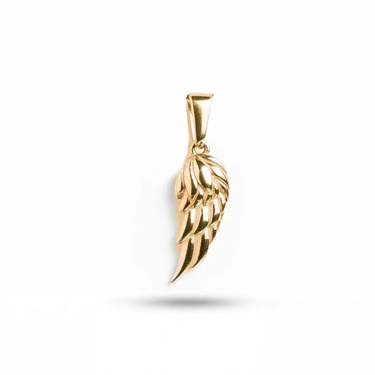 Feather Pendant (slvr/gold)