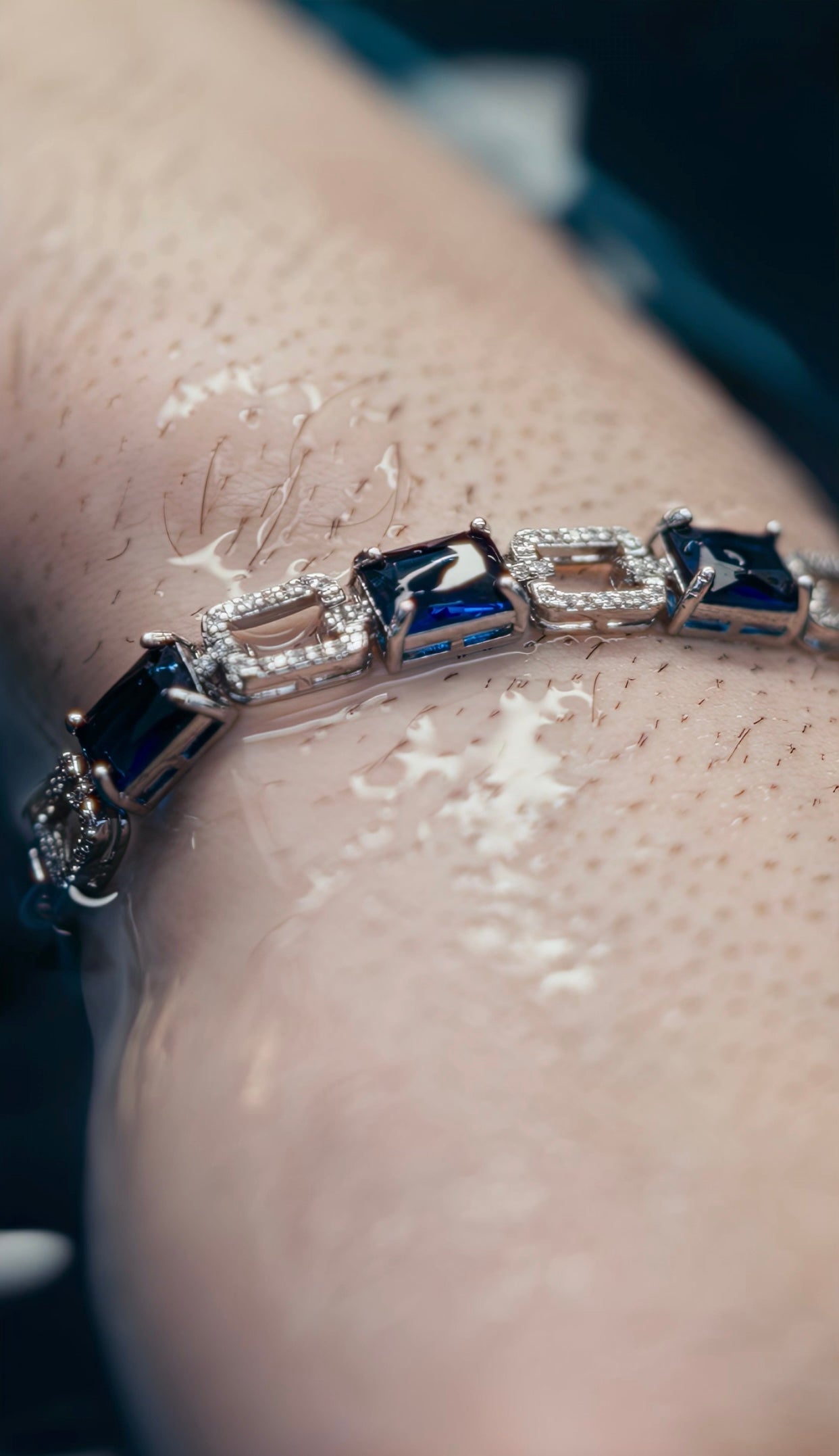 Sapphire Frost Bracelet