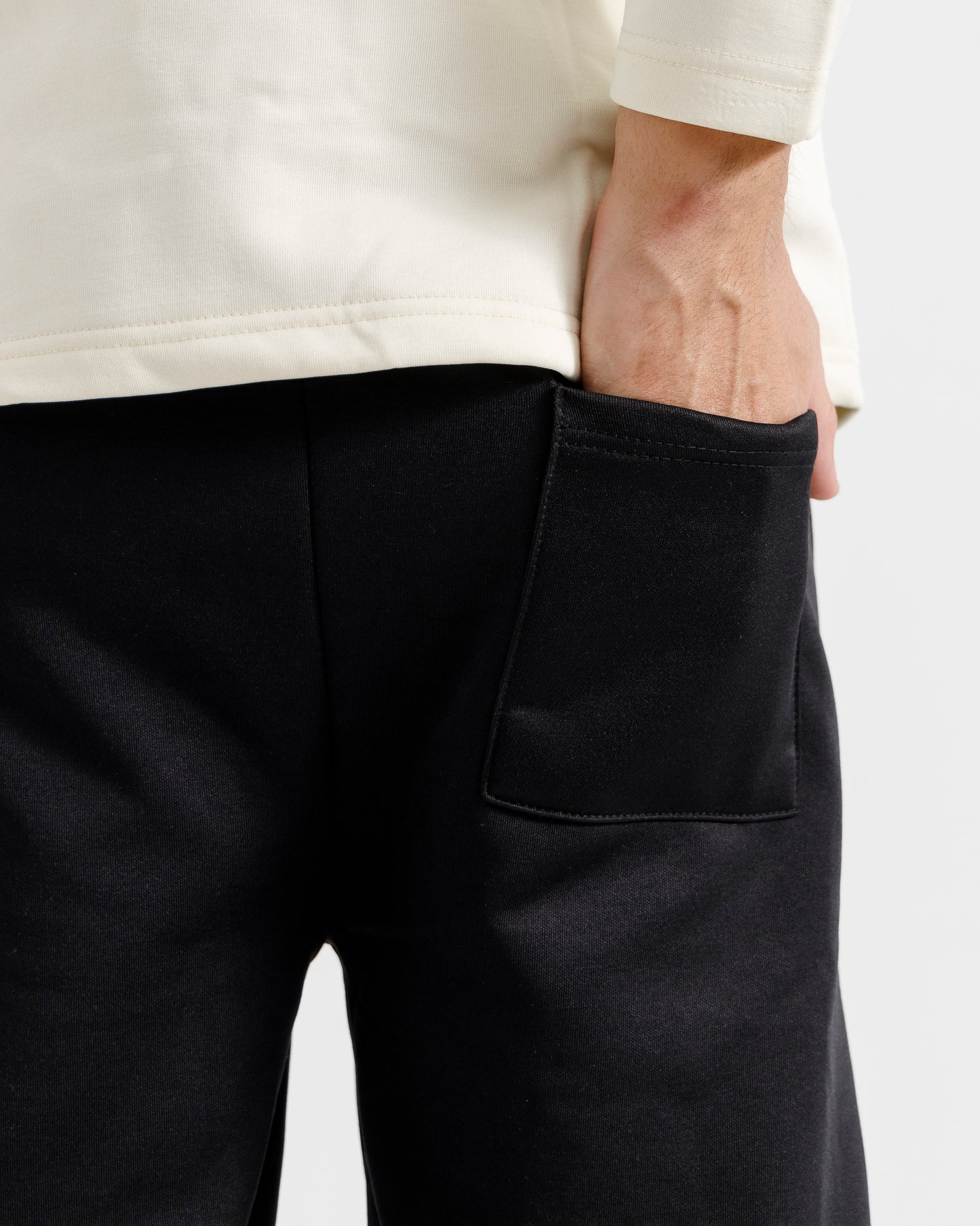 Straight Pleated Pants