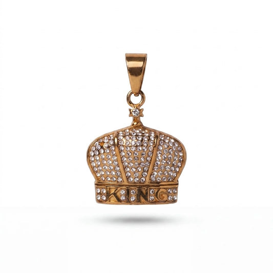 Iced Crown Pendant