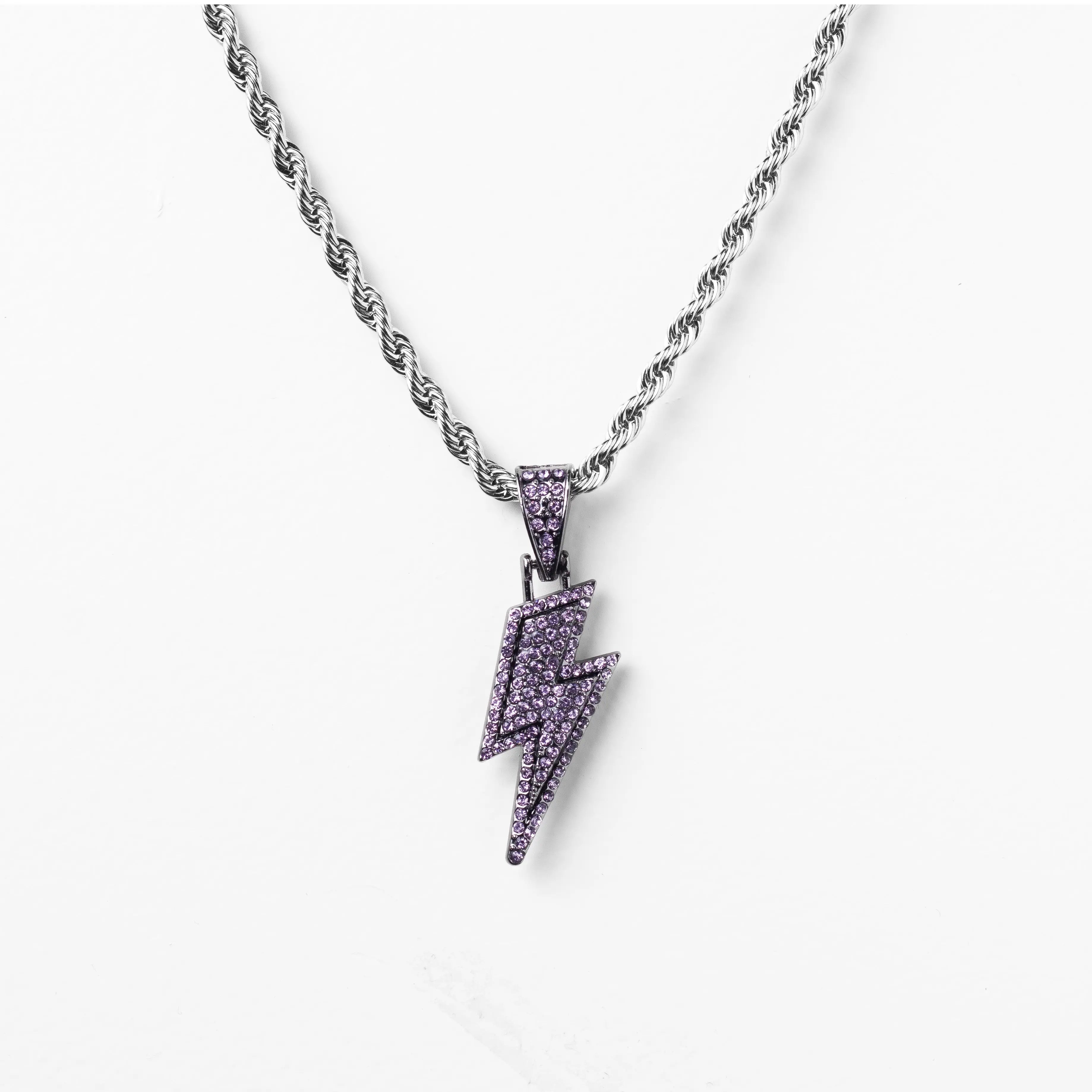 Iced Out Lightening Pendant LVRG