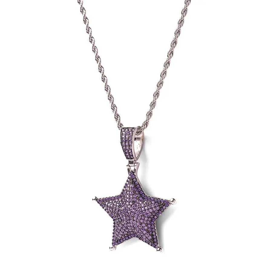 Iced Out Star Pendant LVRG