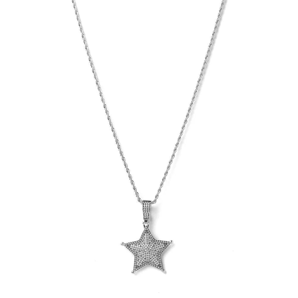 Iced Out Star Pendant LVRG