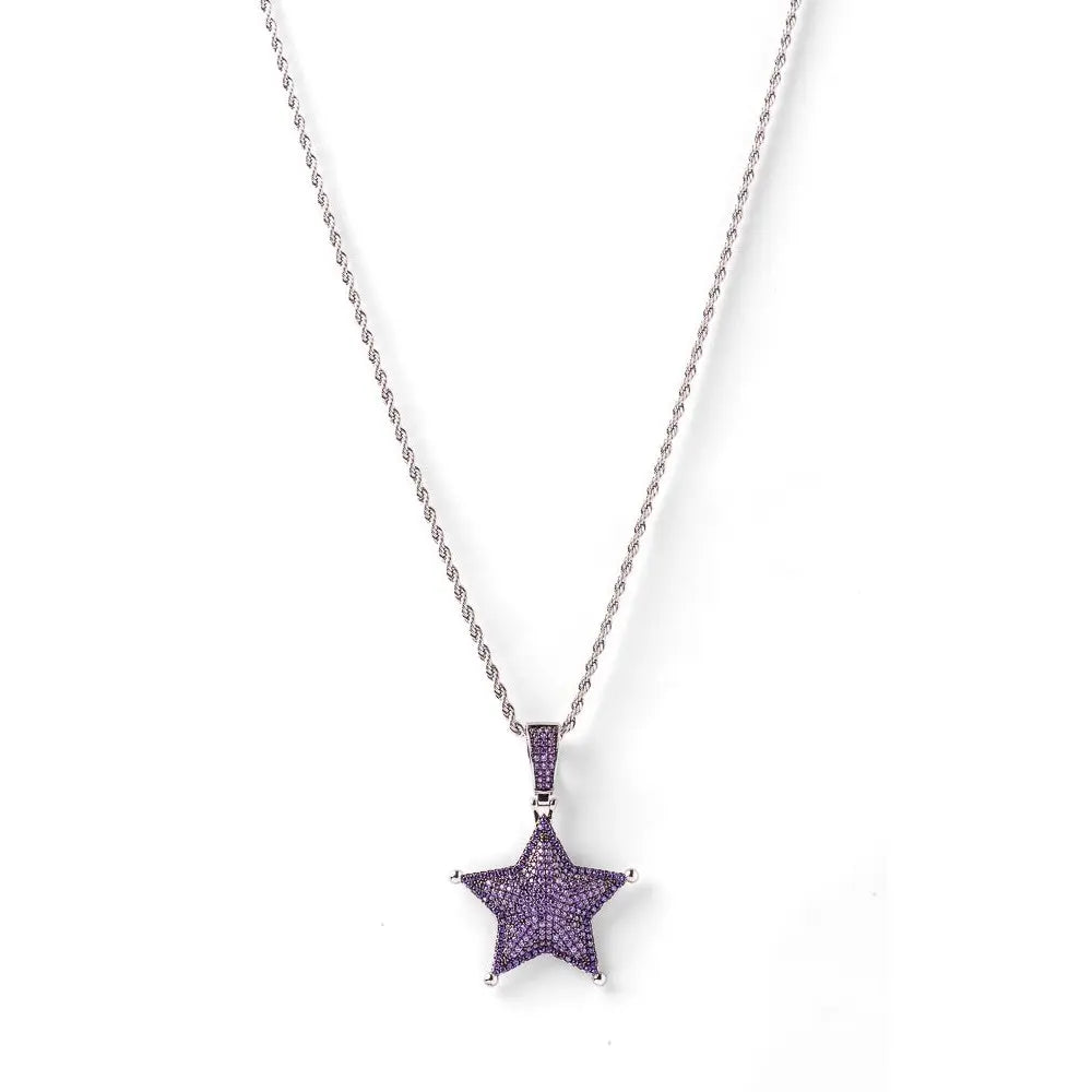 Iced Out Star Pendant LVRG