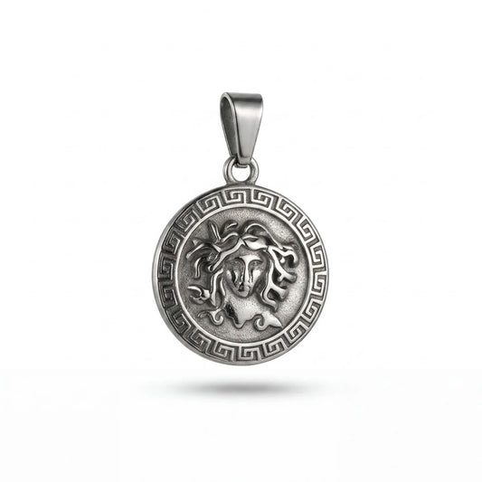 Medusa Pendant (slvr/gold)