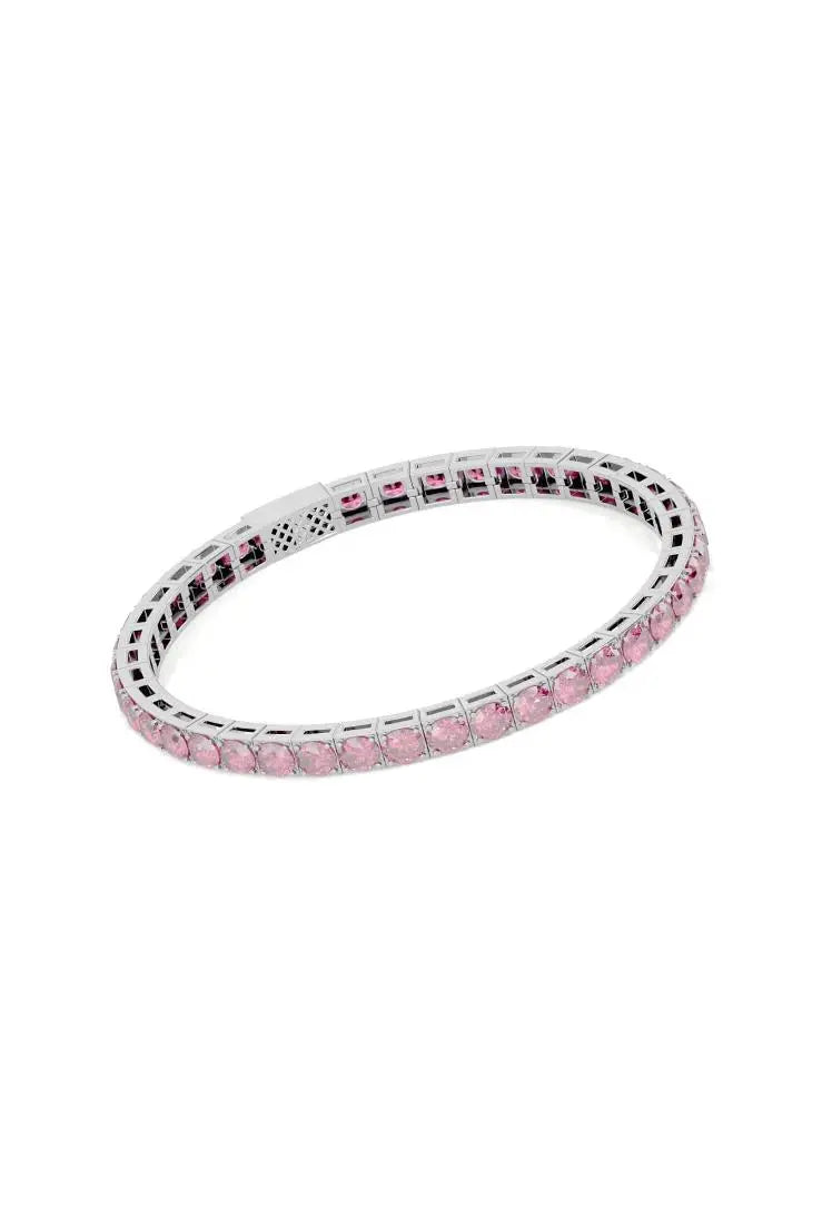 Tennis Bracelet 7.5" (Pink) LVRG