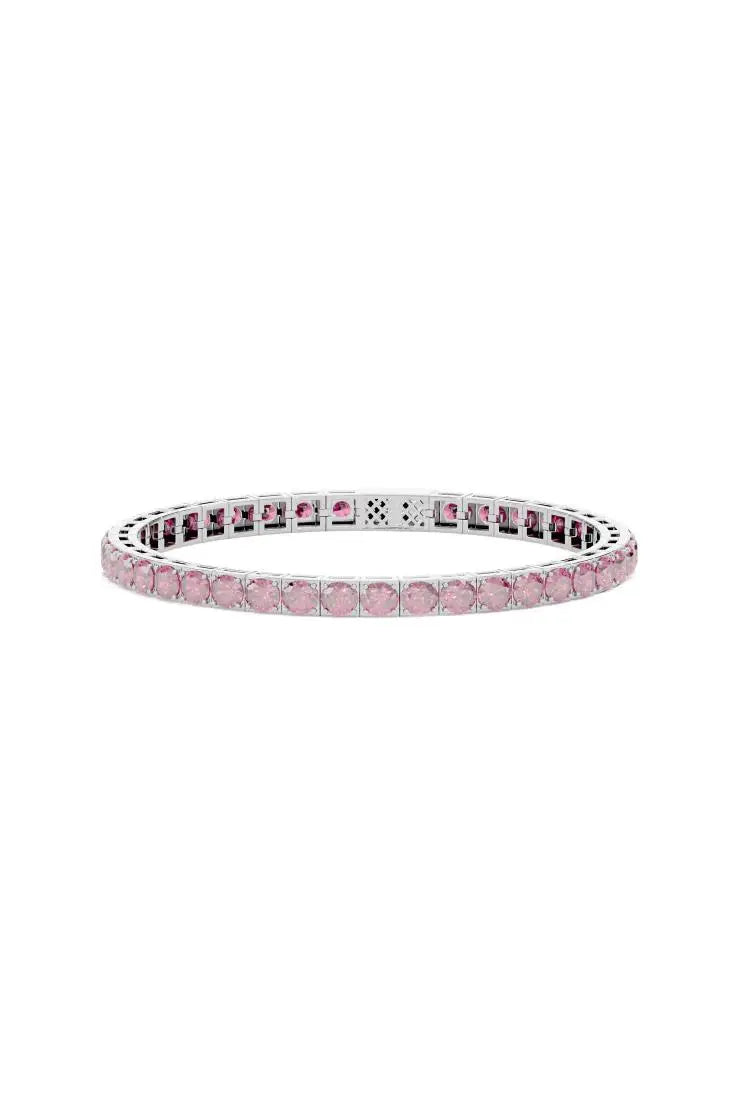 Tennis Bracelet 7.5" (Pink) LVRG