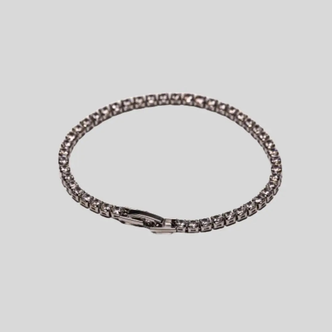 Tennis Bracelet 7" (Silver) LVRG