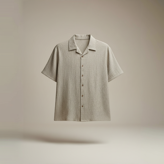 Crinkle Mist Cuban Shirt