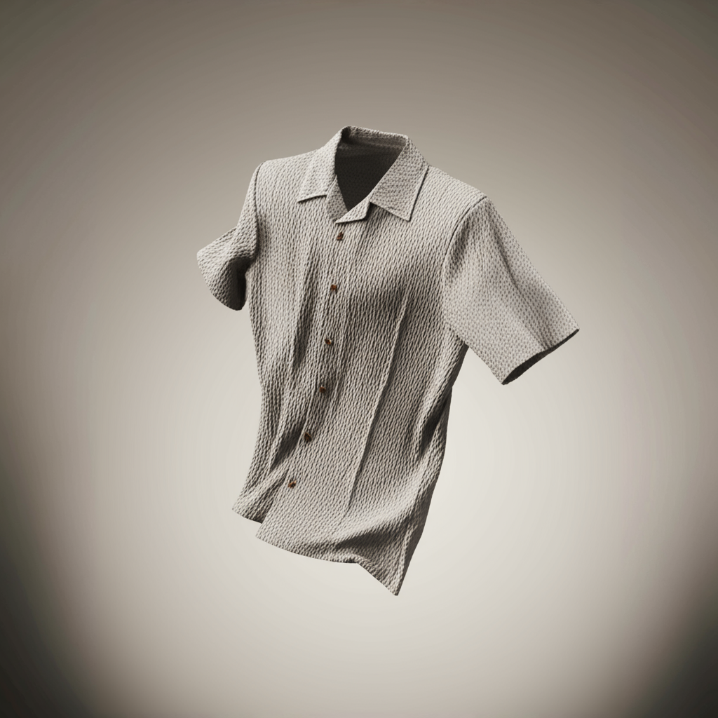 Crinkle Mist Cuban Shirt