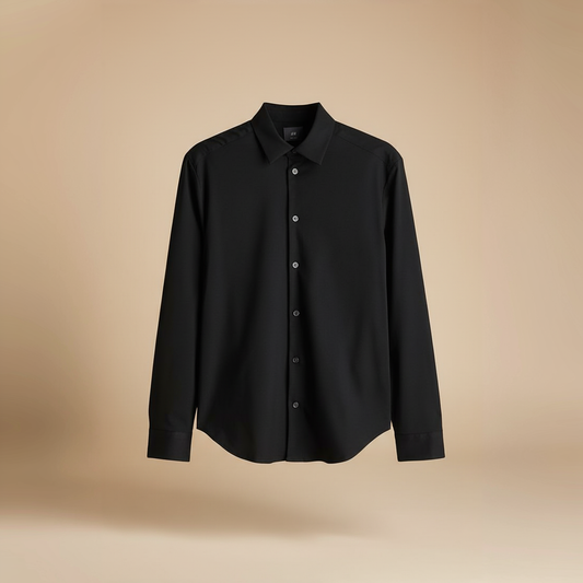 Men's Cotton Shirt Black