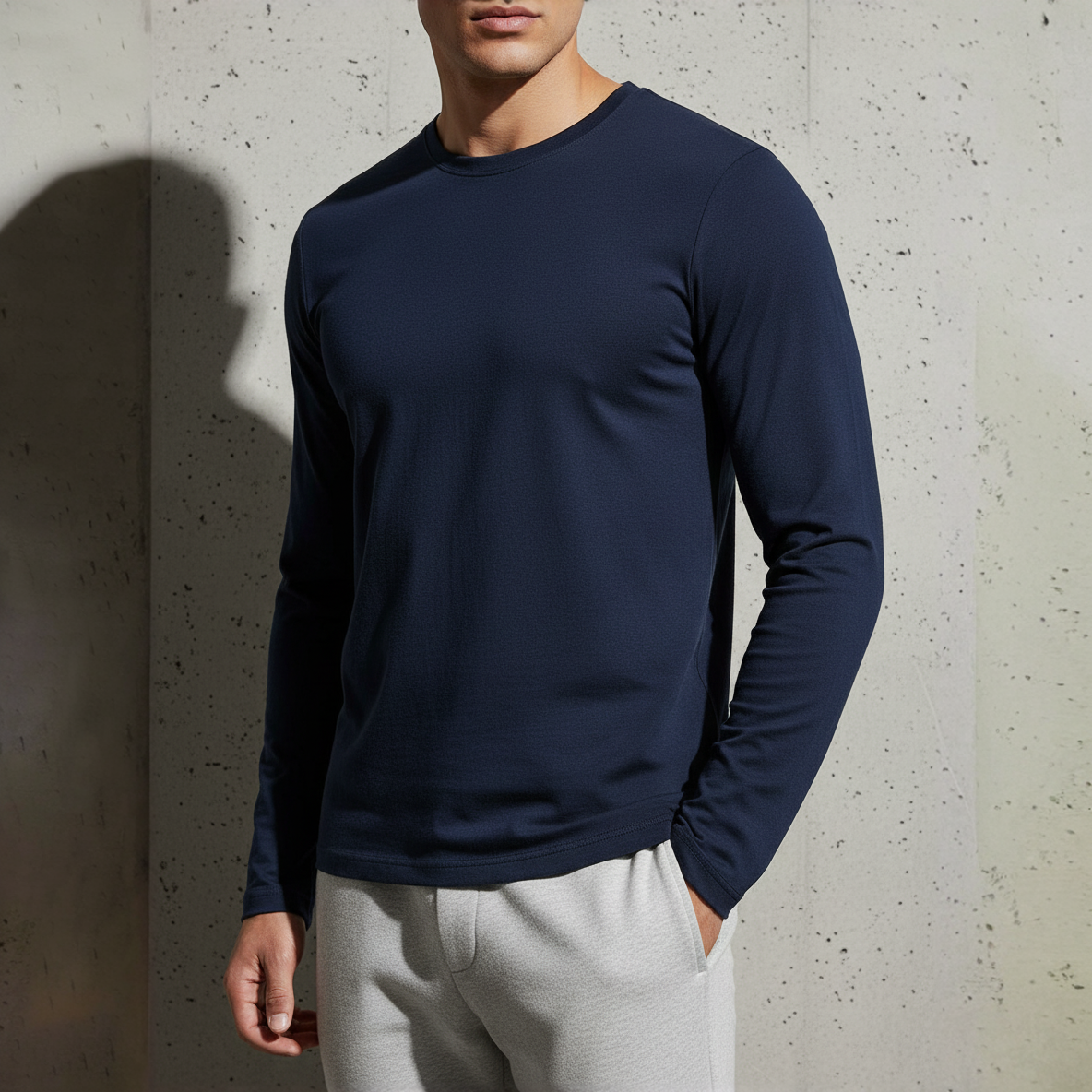 Full Sleeve T Shirt (Navy)