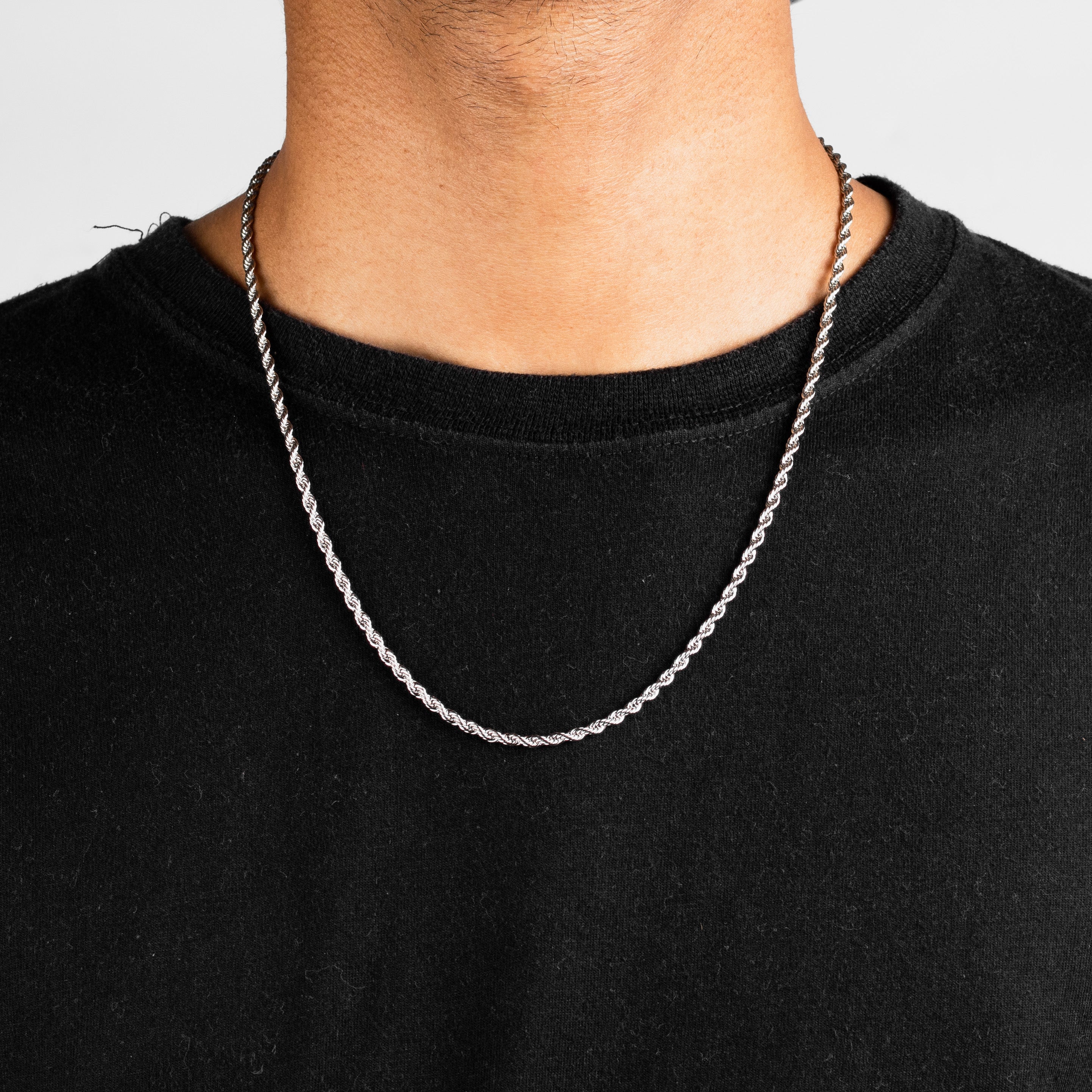 Rope Chain 22 (Silver)